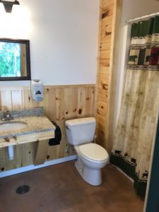 Big Pines RV Resort private bathrooms